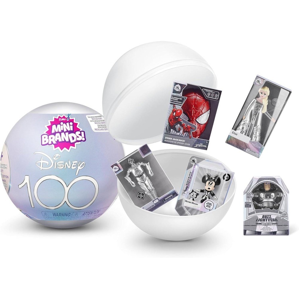 Mini Brands Disney 100 Platinum Capsule Limited Edition with Platinum Minis